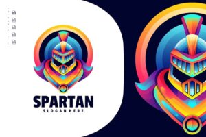 Banner image of Premium Spartan Logo Design  Free Download