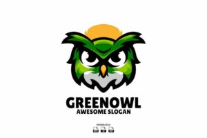 Banner image of Premium Owl Head Illustration Logo Design  Free Download