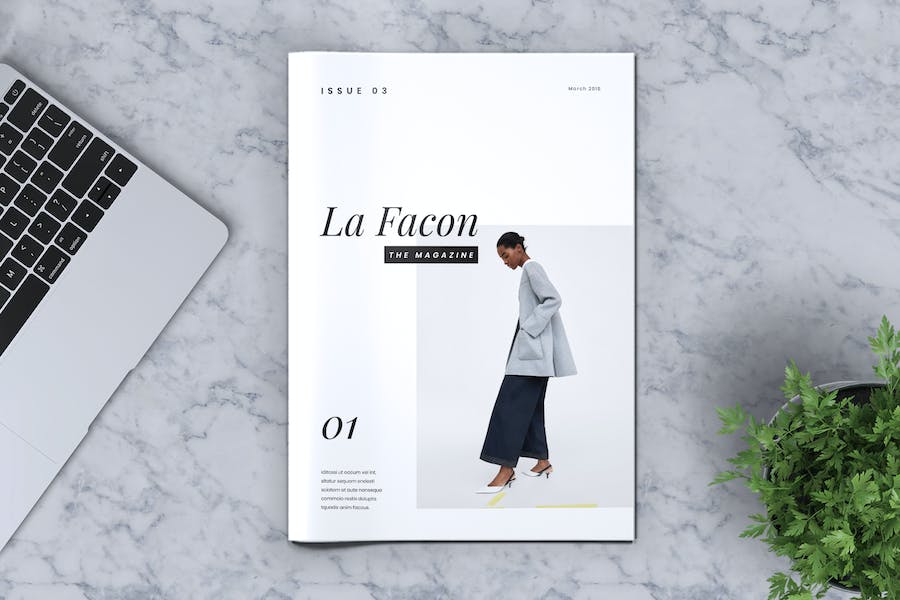 Premium  La Facon Fashion Magazine   Free Download