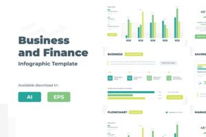 Banner image of Premium Business and Finance Infographic Template  Free Download