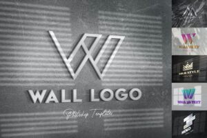 Banner image of Premium Wall Text or Logo Mockups  Free Download