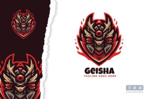 Banner image of Premium Geisha Logo Template  Free Download