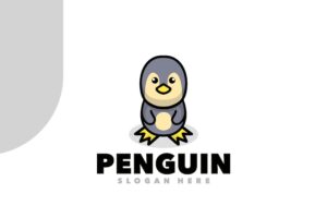 Banner image of Premium Penguin Logo  Free Download