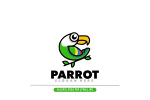 Banner image of Premium Parrot Logo  Free Download