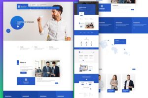 Banner image of Premium InvestTech Corporate and Business PSD Template  Free Download