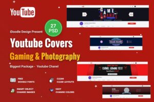 Banner image of Premium Promotion YouTube Covers - 27psd  Free Download
