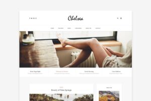 Banner image of Premium Chelsea Personal Blog Template for Travelers  Free Download
