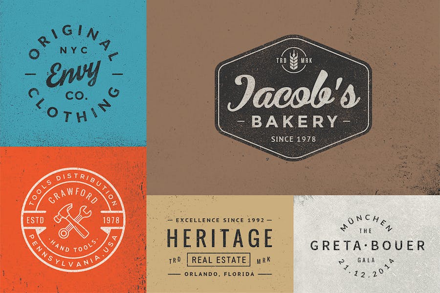 Premium 10 Logo & Badge Templates Vol. 3  Free Download