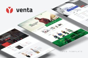 Banner image of Premium Venta - Event, Conference/Blog/Business PSD Theme  Free Download