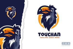 Banner image of Premium Toucan Logo Template  Free Download