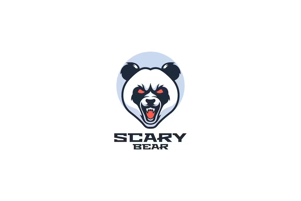 Premium Scary Simple Mascot Logo  Free Download