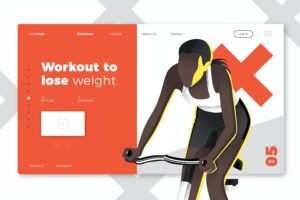Banner image of Premium Gyms & Sport Club  Banner Landing Page  Free Download