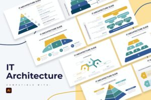 Banner image of Premium Business IT Architecture Infographics  Free Download