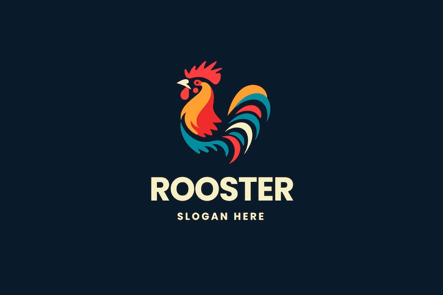 Premium Rooster Logo  Free Download