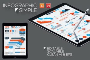 Banner image of Premium Infographic Simple 1  Free Download