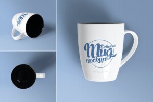 Banner image of Premium 3 Awesome Coffee Mug Mockups  Free Download