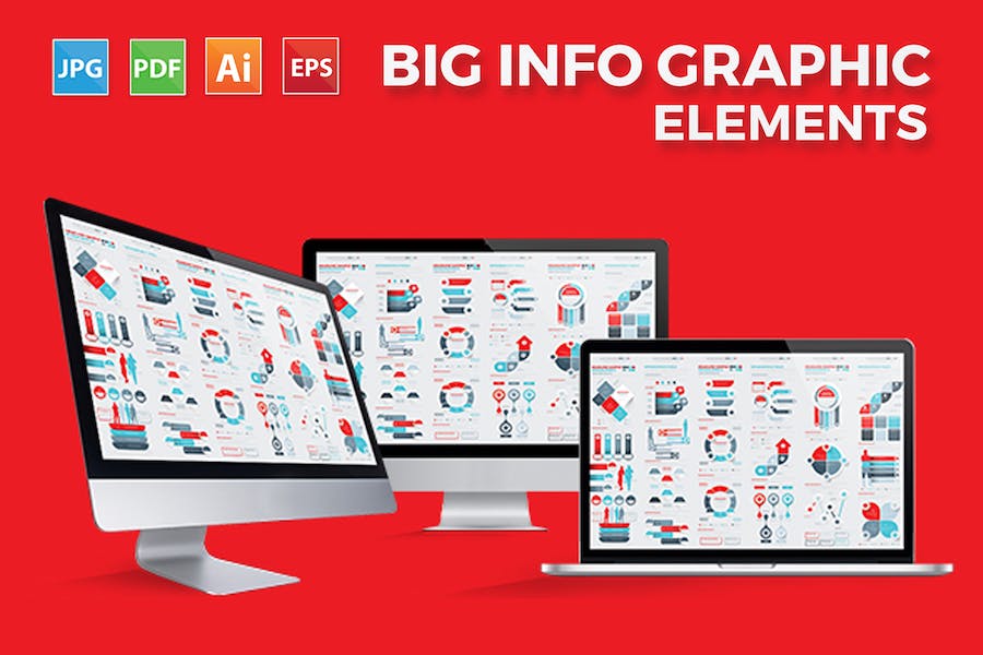 Premium Infographics Elements Design  Free Download
