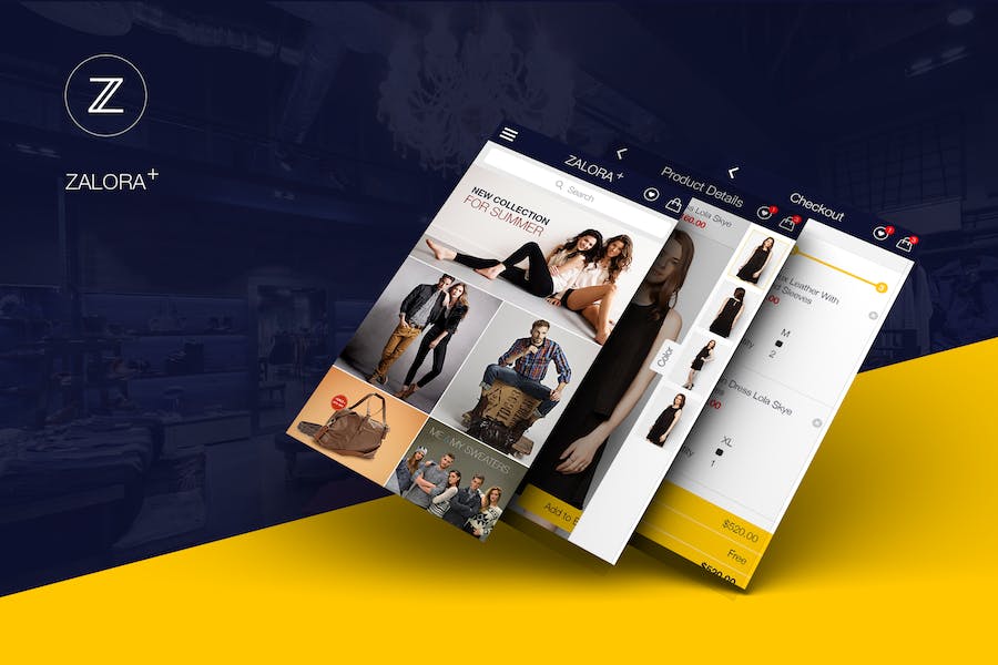 Premium Zalora Plus Shopping UI for E-Commerce  Free Download