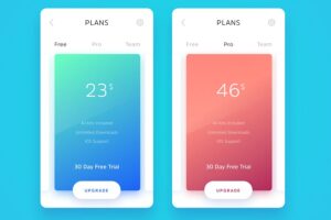 Banner image of Premium Subscription Plans Card Template  Free Download