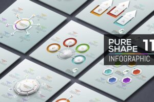 Banner image of Premium Pure Shape Infographic Part 11  Free Download