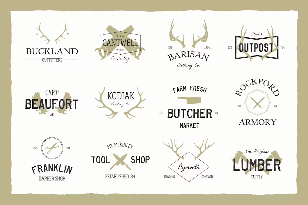 Premium Vintage Logo Bundle  Free Download