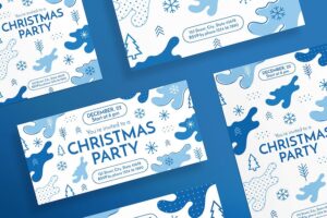 Banner image of Premium Christmas Party Flyer and Poster Template  Free Download