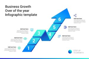 Banner image of Premium Growth Arrow Infographic  Free Download