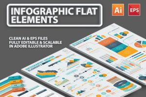 Banner image of Premium  Infographic Flat Elements Design   Free Download