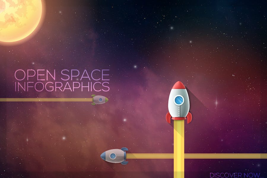 Premium Open Space Infographics  Free Download