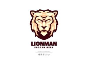 Banner image of Premium Lion Head Logo  Free Download
