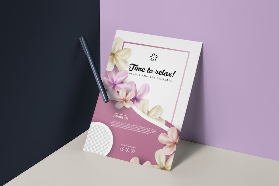 Premium Beauty Spa Flyer Template  Free Download