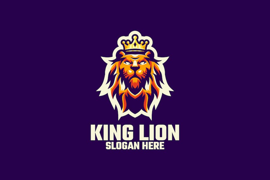 Premium King Lion Template  Free Download