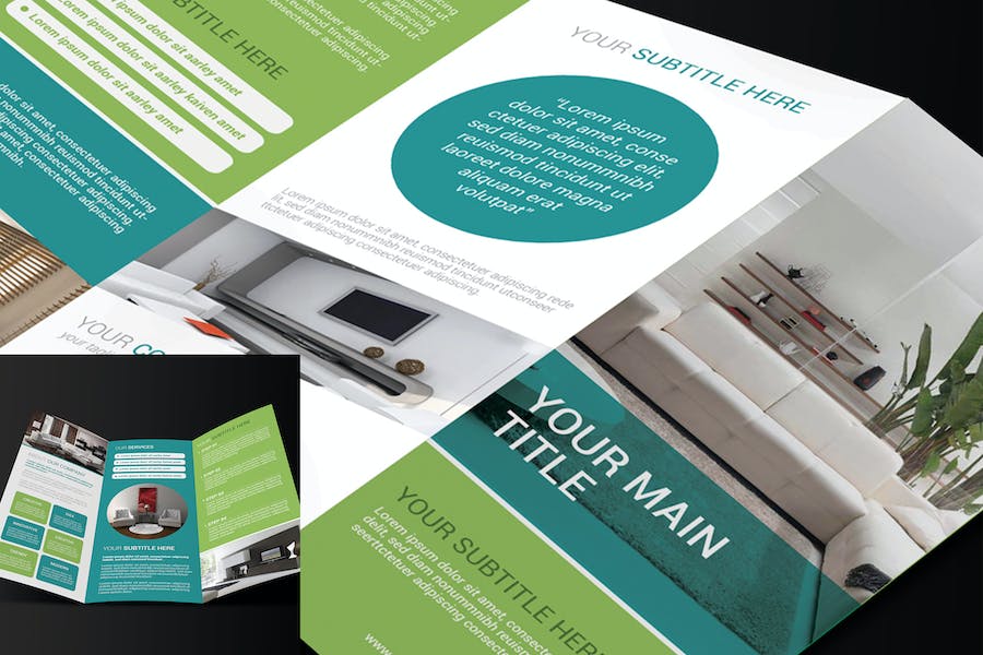 Premium Multipurpose Trifold Brochure  Free Download