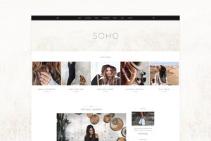 Banner image of Premium Soho Blog Theme  Free Download