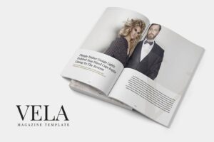 Banner image of Premium Vela Magazine Template  Free Download