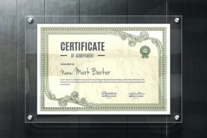 Banner image of Premium  Certificate Template   Free Download