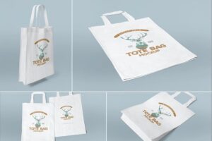 Banner image of Premium 4 Tote Bag Mockups  Free Download
