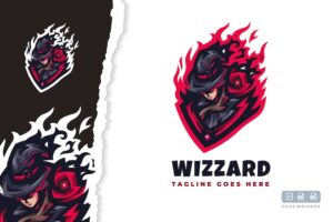 Banner image of Premium Wizzard Logo Template  Free Download