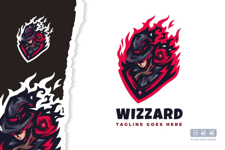 Premium Wizzard Logo Template  Free Download