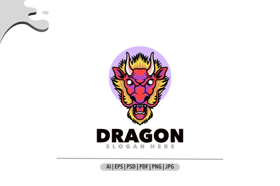 Premium Dragon Logo  Free Download