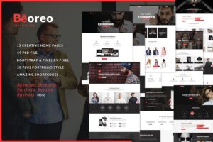 Banner image of Premium Beoreo Multi-Purpose PSD Template  Free Download