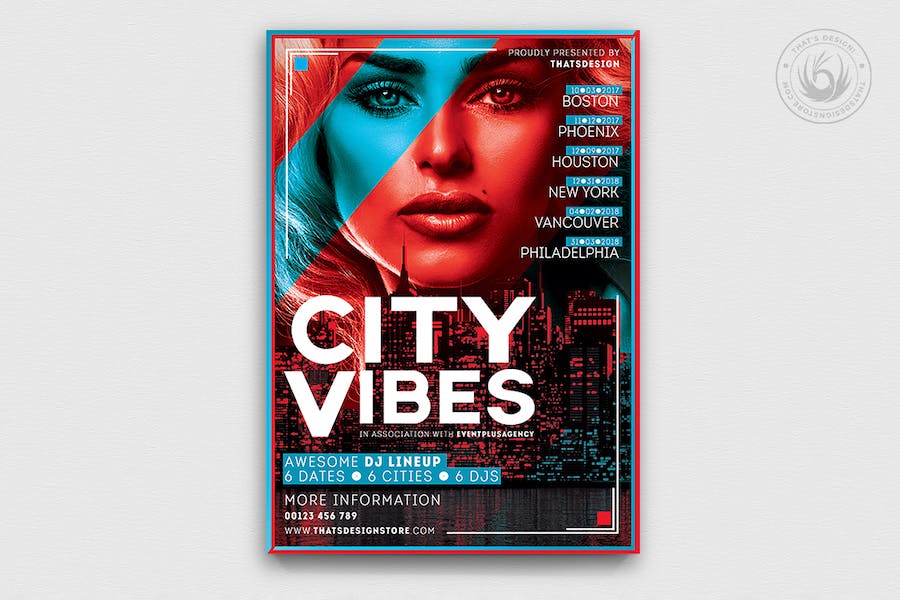 Premium Electro Flyer Template V3  Free Download