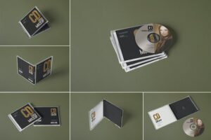 Banner image of Premium 6 CD Cover Mockups  Free Download