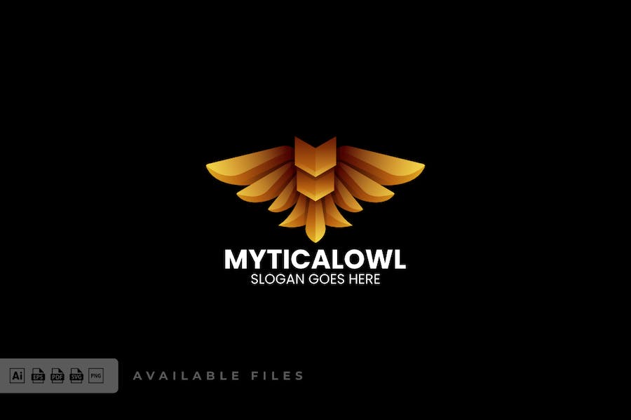 Premium Owl Gradient Colorful Logo  Free Download