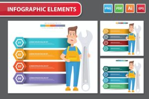 Banner image of Premium Engineer Infographics  Free Download