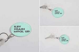 Banner image of Premium Keychain Mock Up  Free Download