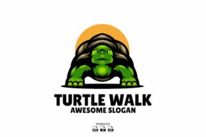 Banner image of Premium Turtle Mascot Logo Design  Free Download