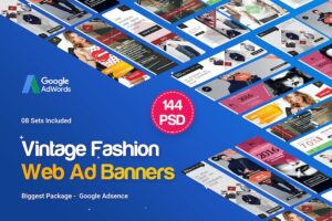 Banner image of Premium Fashion Banner Ads - 144 PSD - 08 Sets  Free Download