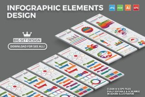 Banner image of Premium Infographic Set Design  Free Download