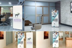 Banner image of Premium X Standee PSD Mockups  Free Download